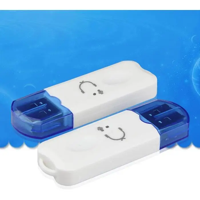 Мини USB беспроводной аудиоресивер Автомобильная Музыка 2 1 Мбит/с 10 м белый стерео