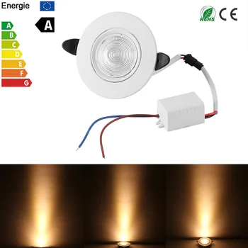

3W/5W/7W White Ultra-thin Downlight Ceiling Lamp 85-265V Warm/Cool