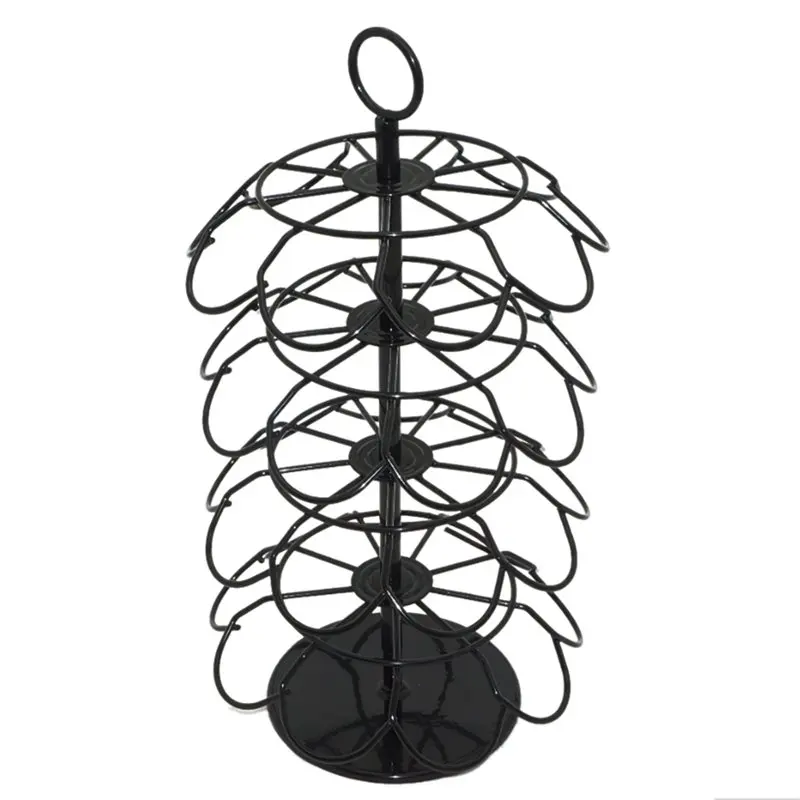 

Coffee Pod Holder Rotating Dispenser Coffee Capsules Tower Stand For 36Pcs K-Cup/Dolce Gusto/Caffitaly Coffee Capsules