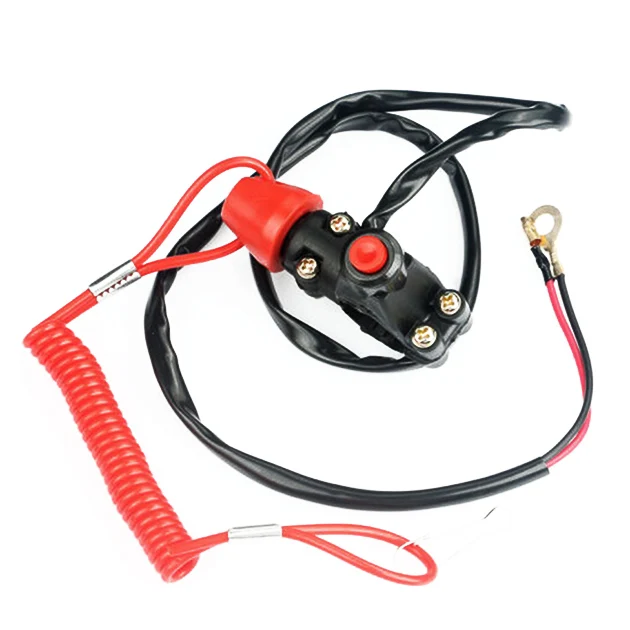 

Emergency Stop Outboard Engine Switch Push Button For Motorcycle