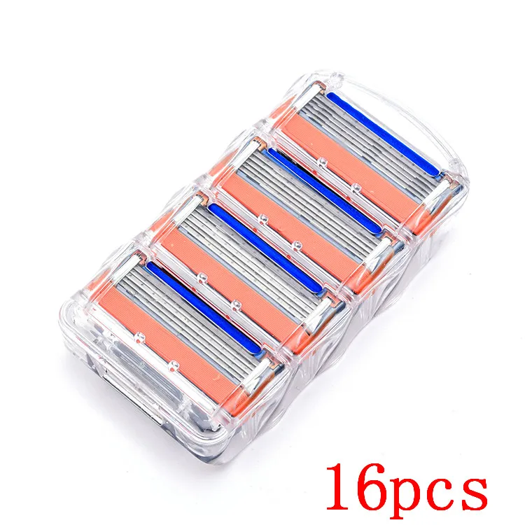 

16pcs/lot Best Shaving Men's Razor Blade Compatible for Gillettee Fusione or Mache 5 Machine For Men Face Care