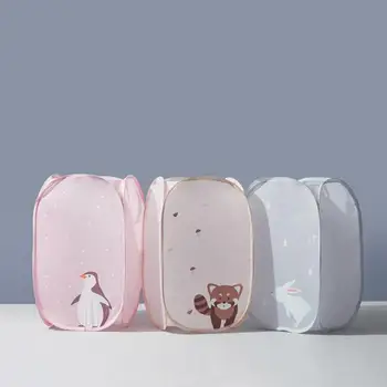

Laundry Basket Folding Laundry Hamper Dirty Clothes Storage Organizer with Cartoon Rabbit Print