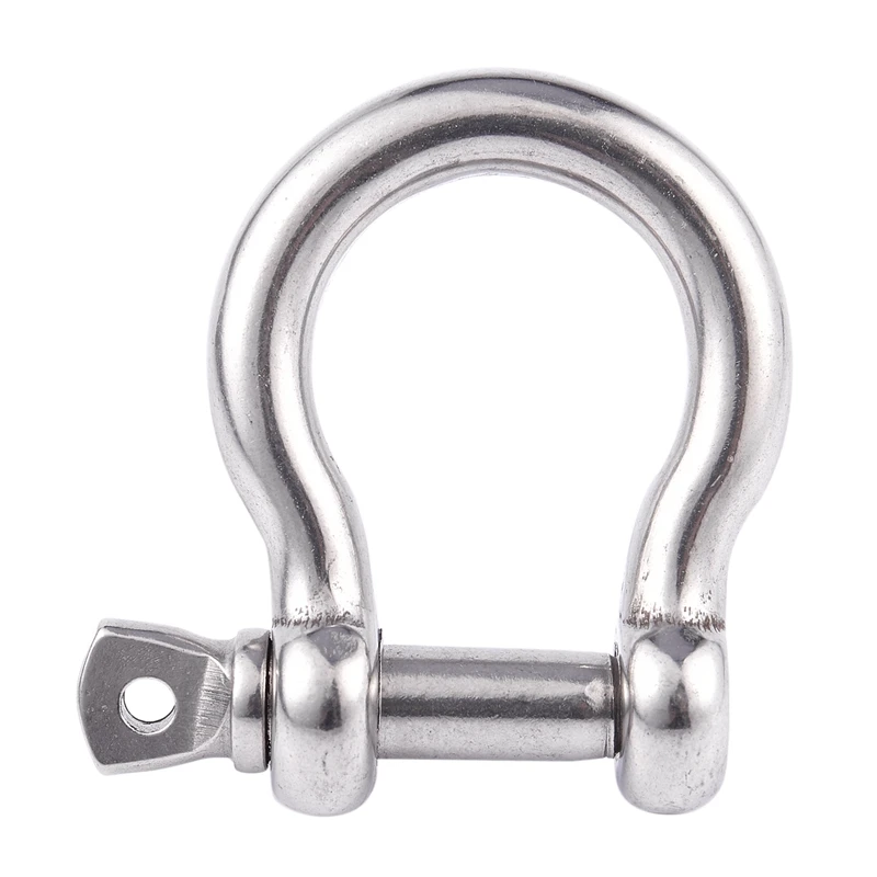 

10mm 3/8" 304 Stainless Steel Bow Shackle Clevis for Rigging