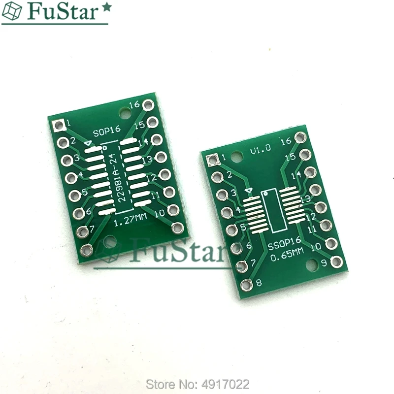 10 шт. SOP16 SSOP16 TSSOP16 для DIP Pinboard SMD 16 адаптер 0 65 мм/1 27 мм до 2 54 Pin Pitch PCB плата конвертер