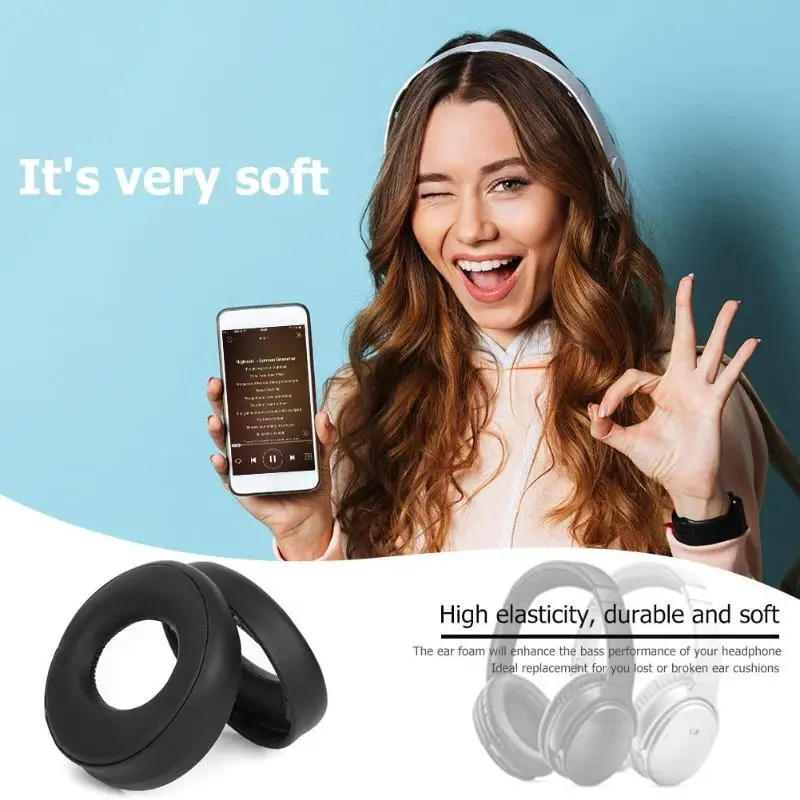 1 пара подушечных ушных вкладышей для Sony Gold Wireless PS3 PS4 7 гарнитура KOSS Porta Pro Kingston HyperX