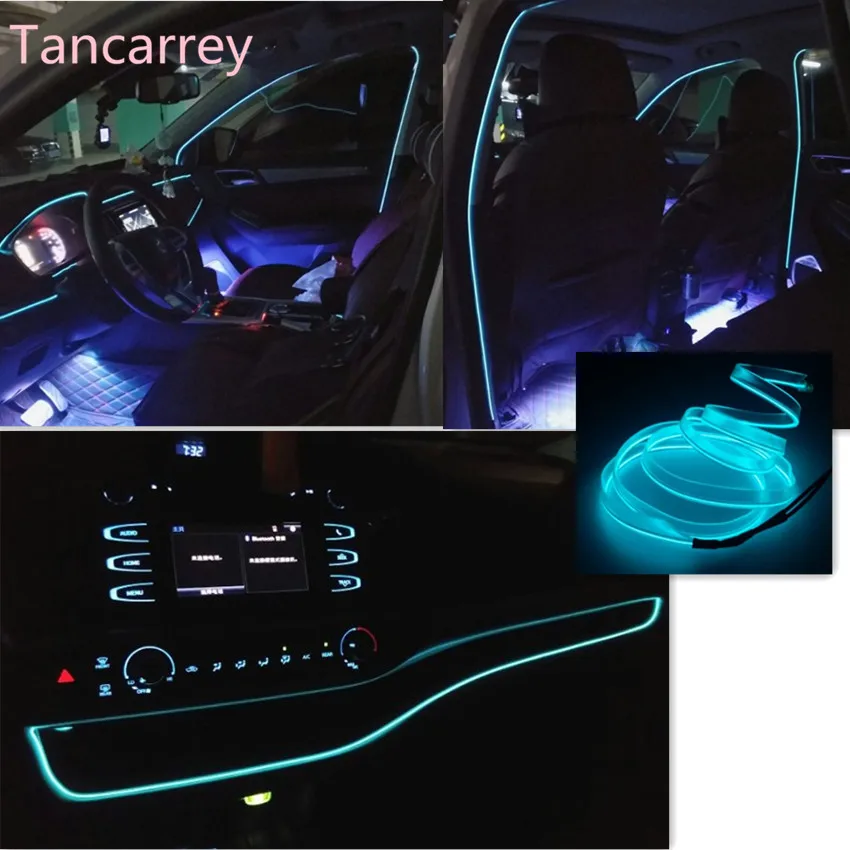 

Car interior atmosphere light strip for Nissan Qashqai j11 Juke X-trail T32 Tiida Note Almera Primera Pathfinder Teana Rogue Sen
