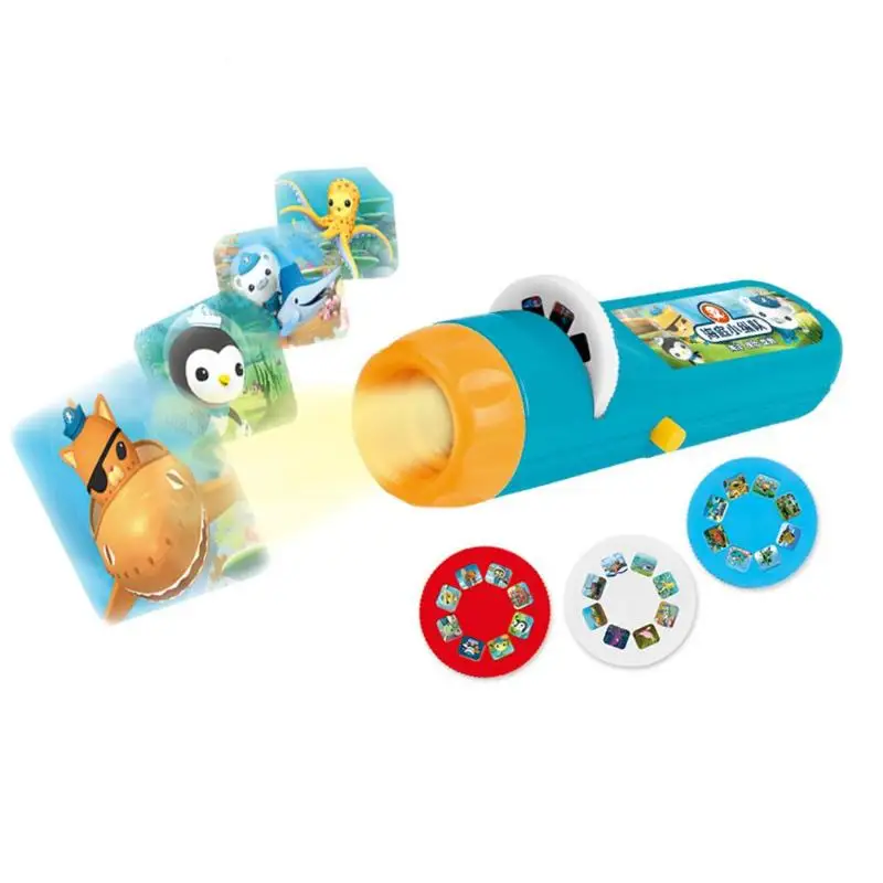 

Cartoon Baby Sleeping Story Projector Flashlight Light Toy Projection Lamp