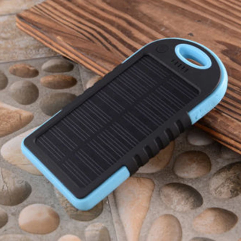 Portable Solar Mobile Power Bank Case DIY Kit 20000mAh Dual USB Support