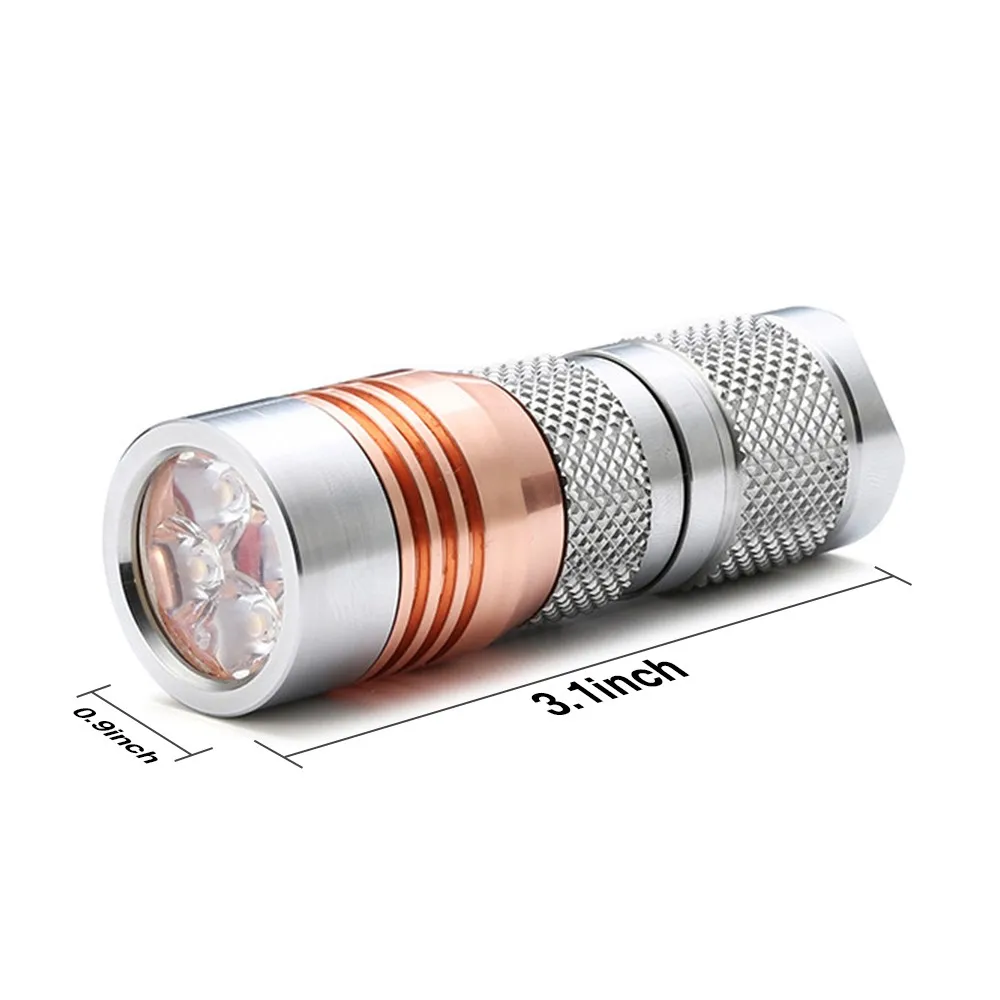 Astrolux IPX 8 водонепроницаемый S41S нержавеющая сталь 4x Nichia 219C/XP G3/G2 A6 1600LM Мини