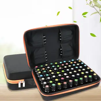 

Essential Oil Bag 15ML Portable Rolling Bead Essential Oil Bottles Storage Bag 10 Compartment EVA Essential Oil Bottle Organizer