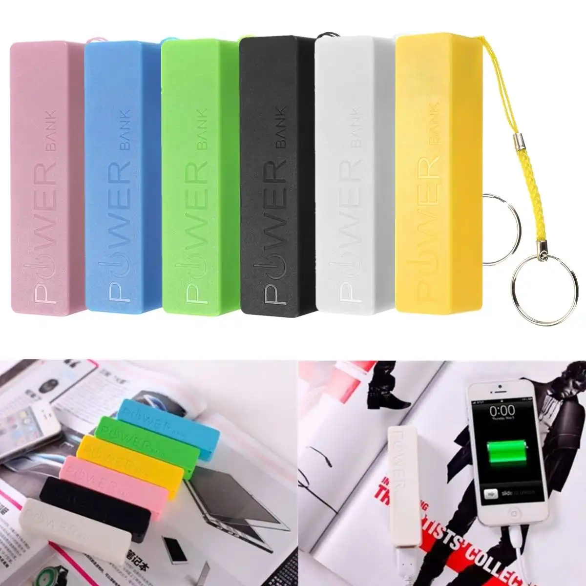 

Mini Battery Charger Case Box USB Power DIY 18650 Bank Box For All Smartphone