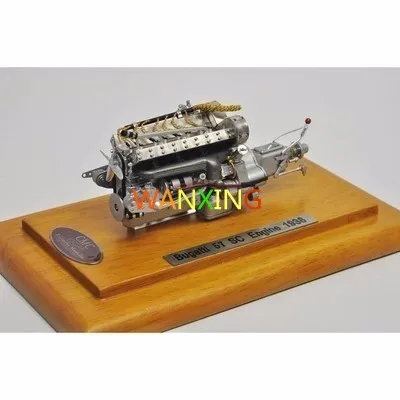 

1/18 Scale Model CMC Bugatti 57 SC Engine Model Alloy Toys Hobbies Wooden Base Collectible Gifts Free Shipping
