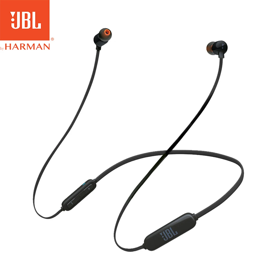 Original JBL T110 BT Wireless Wired Earbuds Bluetooth Headphones Magnetic Sports Neackband Headset Music Earphones with Mic