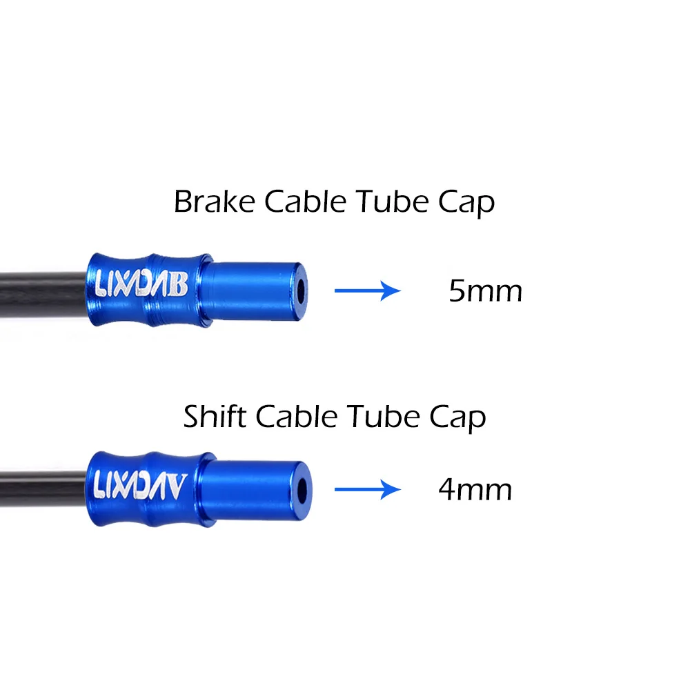 10 шт. алюминиевый Велосипедный тормозной кабель для горного велосипеда, наконечники для велосипеда, наконечники для переключения передач, сердцевина, Внутренний провод, наконечники
