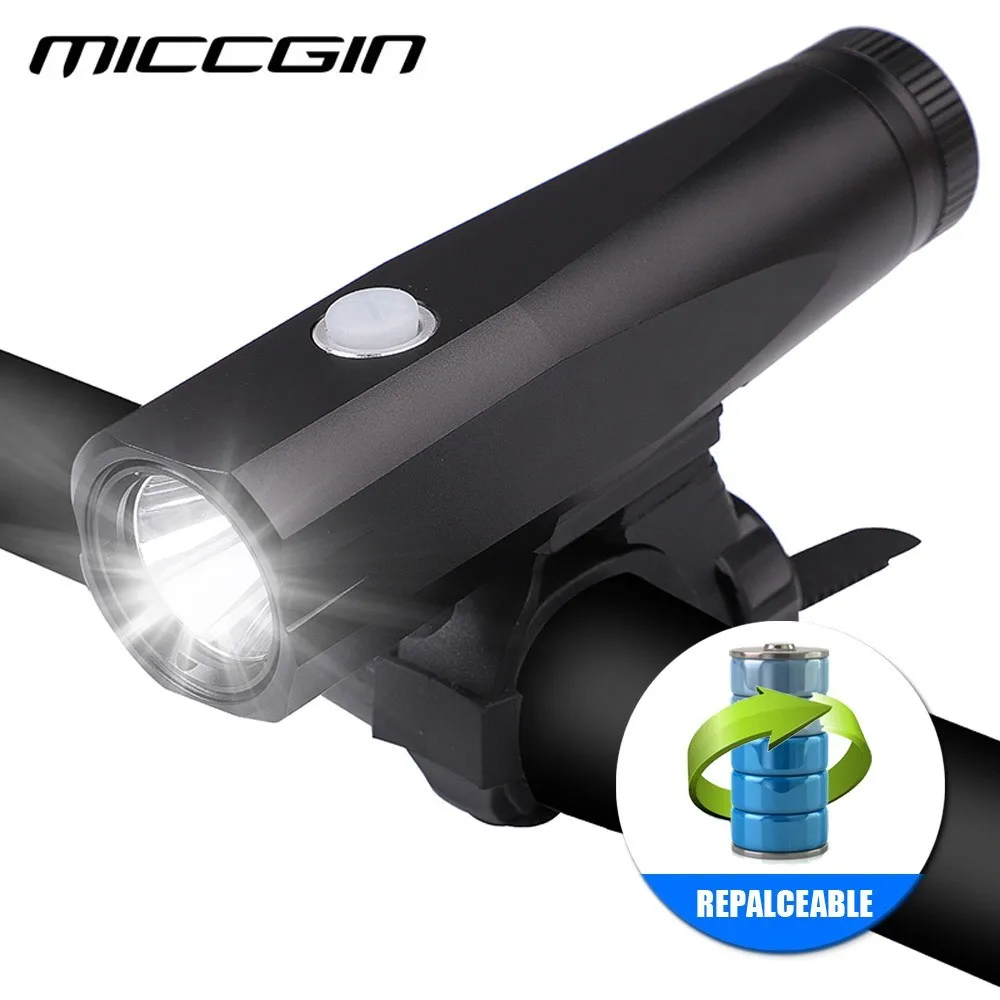 

T6 Bike Headlight 800 Lumen Bicycle Front Light 18650 USB Rechargeable Replaceable Lantern For Cycling Flashlight Lamp
