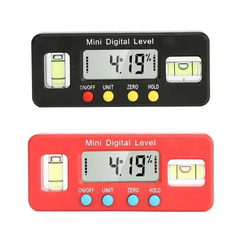  Mini Precision Digital Level Protractor Inclinometer Angle Finder Bevel Box Caliper Measuring Tools