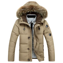 90 white duck down Men s jackets 2019 winter new fashion coats overcoat outwear parka trench