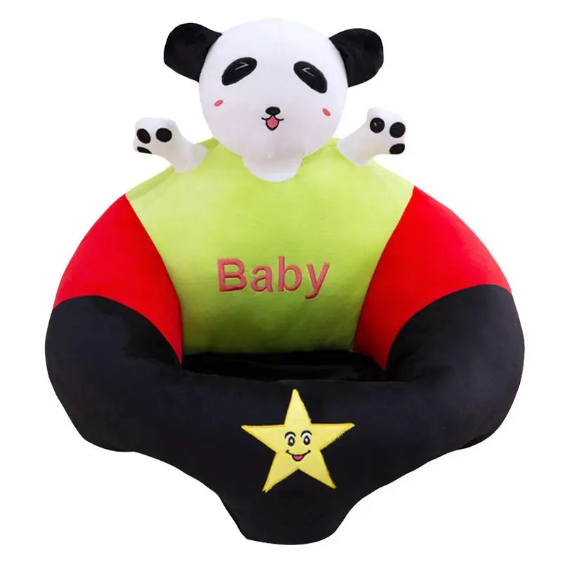 

Baby Support Seat Sofa Plush Soft Animal Shaped Baby Learning to Sit Chair Keep Sitting Posture Comfortable for 0-12 Months Baby