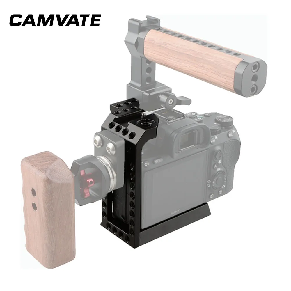 CAMVATE C frame Cage ARRI крепление отверстие для A7 серии A7M3 A7RM3 a7III a7RIII ER147|Аксессуары