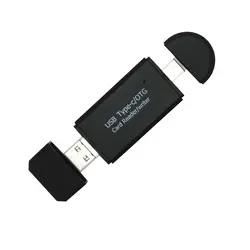 3 в 1 Универсальный кардридер высокой скорости Тип c Micro Usb SD Tf карта