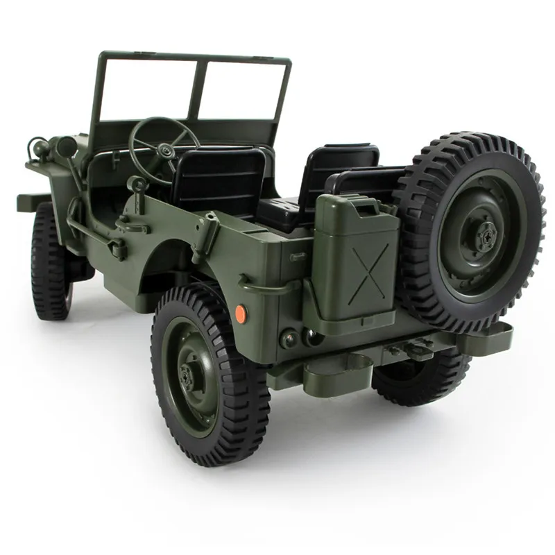  JJRC Q65 1:10 RC Car 2.4G 4WD Convertible Remote Control Light Jeep Four-Wheel Drive Off-Road Milit