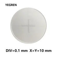 Cheap DIV 0.1mm Eyepiece Micrometer X=Y=10mm Cross Ruler Scale Calibration for Olympus and Other Microscopes Diameter 20.4mm 24mm 29m Cheap DIV 0.1mm Eyepiece Micrometer X=Y=10mm Cross Ruler Scale Calibration for Olympus and Other Microscopes Diameter 20.4mm 24mm 29m