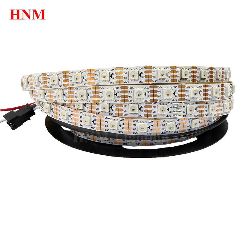 12V 30/60/144 светодиодный s/m WS2815B Светодиодные ленты WS2815 Цифровой пикселей RGB светодиодный светильник полосы ТВ лента Ambi светильник, белый/черный печатных плат, IP20/IP65/IP67