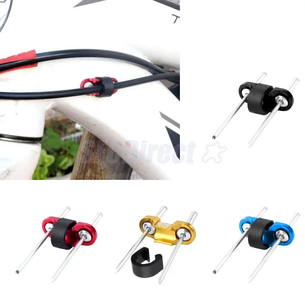 Performance Aluminum Alloy MTB Mountain Road Bike Bicycle Cable Housing Guide Base Rivet C Clip