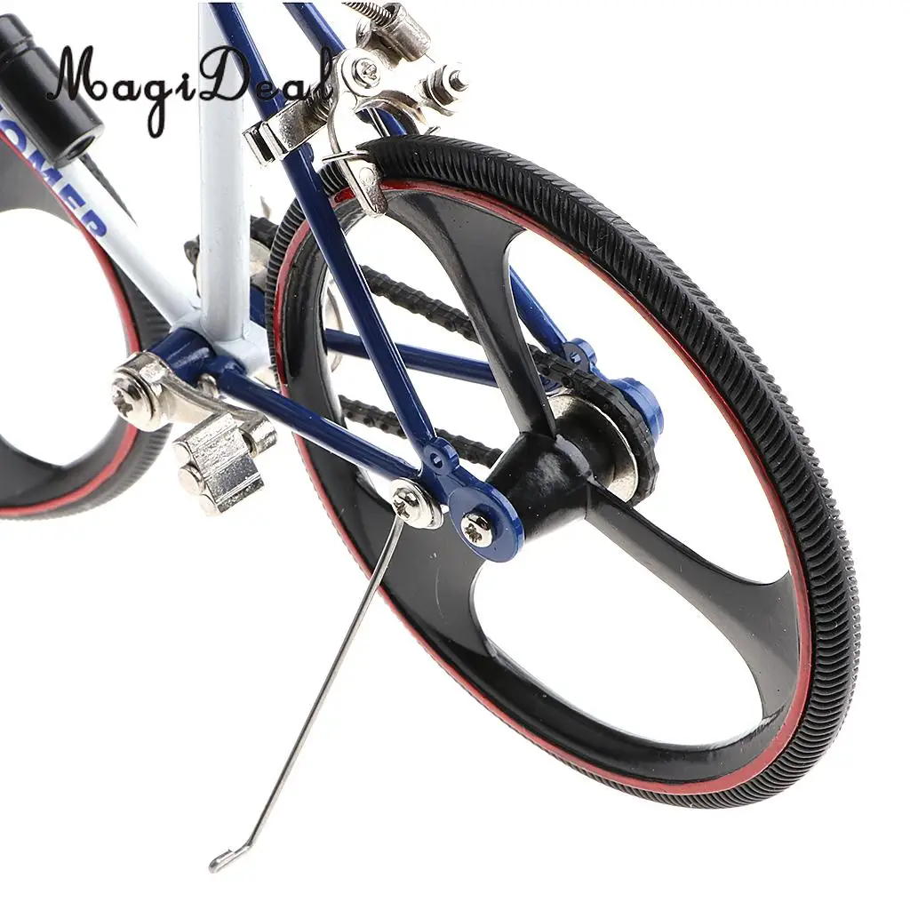 1:10 масштаб сплав литья под давлением гоночный велосипед Модель Реплика велосипед игрушка Металл произведение искусства креативный Рабочий стол Декор-синий белый
