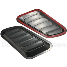 Universal 1 Pair Car Vent Cover Decorative Car Air Flow Intake Scoop Turbo Bonnet Hood Fender Car Styling Universal 1 Pair Car Vent Cover Decorative Car Air Flow Intake Scoop Turbo Bonnet Hood Fender Car Styling
