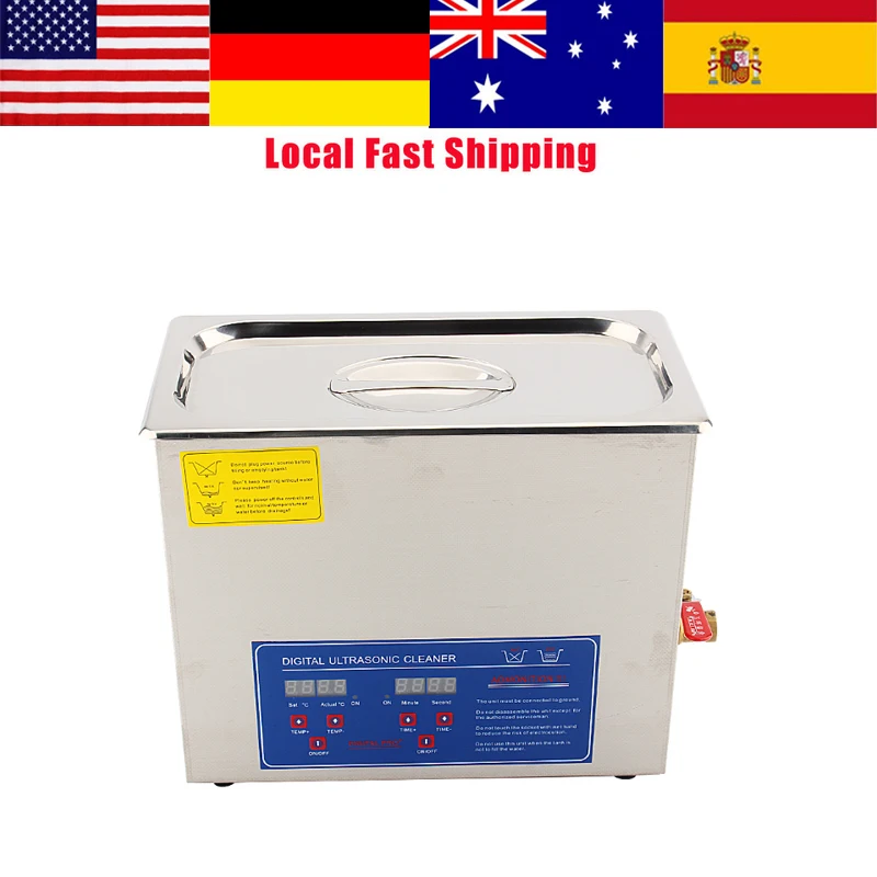 6L Digital Stainless Steel Ultrasonic Cleaner Bath Tank Ultra Sonic Cleaning Machine cleaning