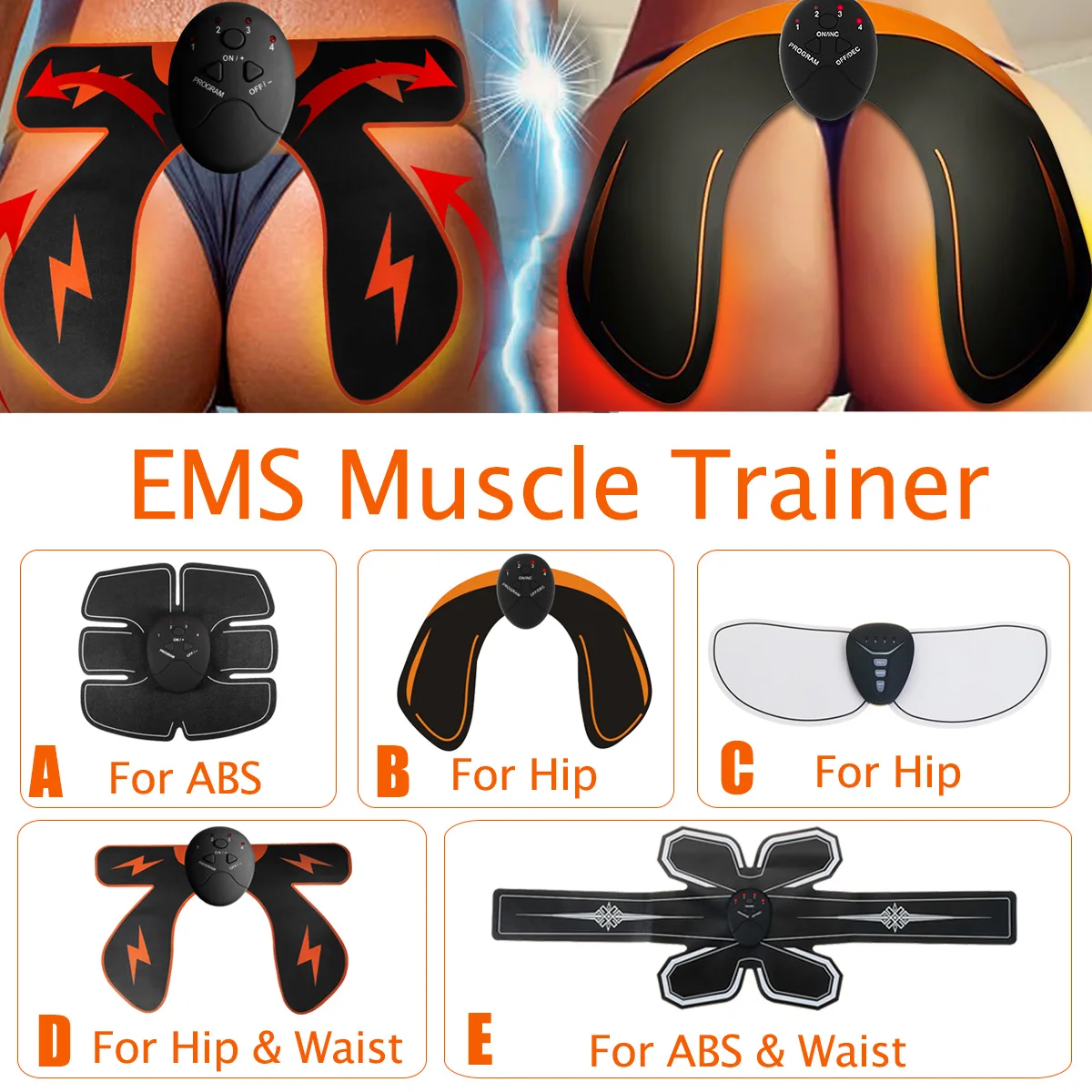 EMS, умный корректор для тела, для бедер, талии, ABS, набор для тренировки мышц, пояс, обильная попа, для увеличения мышц, стимулирующий массаж, потеря веса