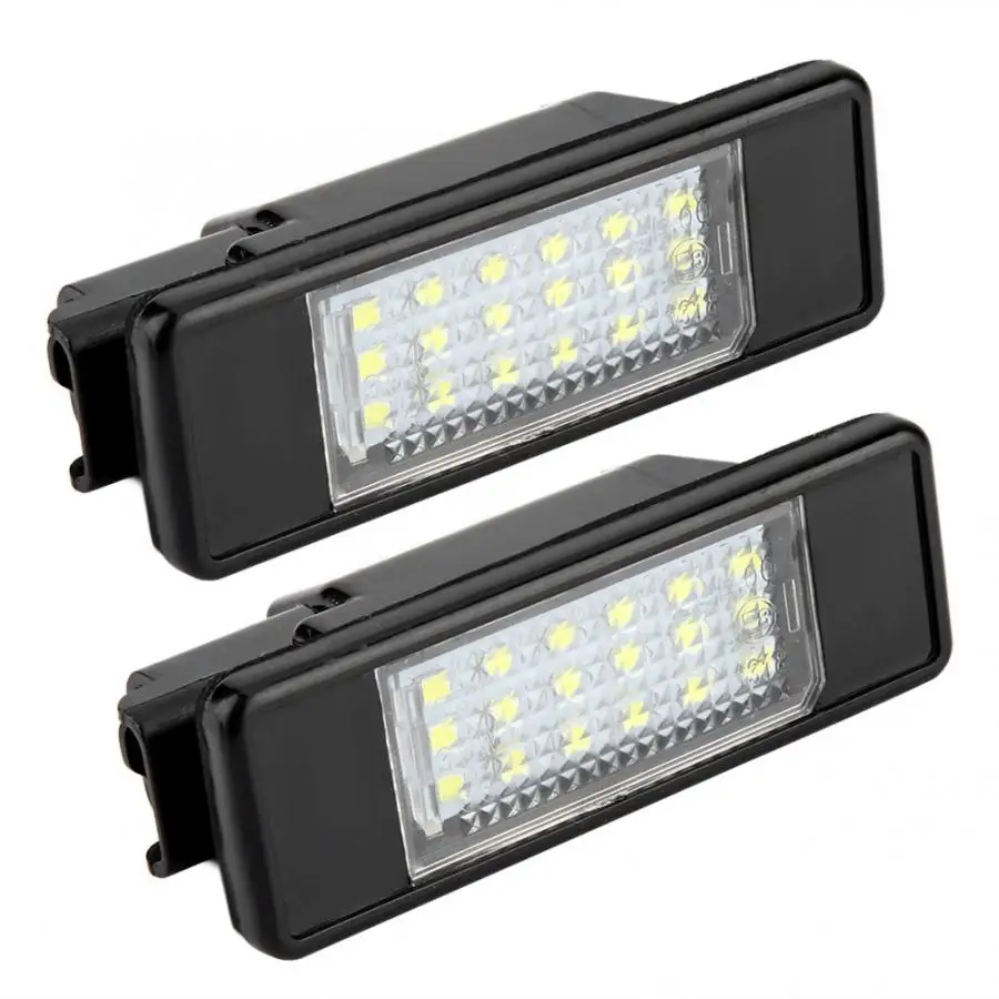 

Parking Lights 2pcs 18 LED Beads License Plate LED Light Lamp Fit for Citroen LED Strip Light Car Accessories