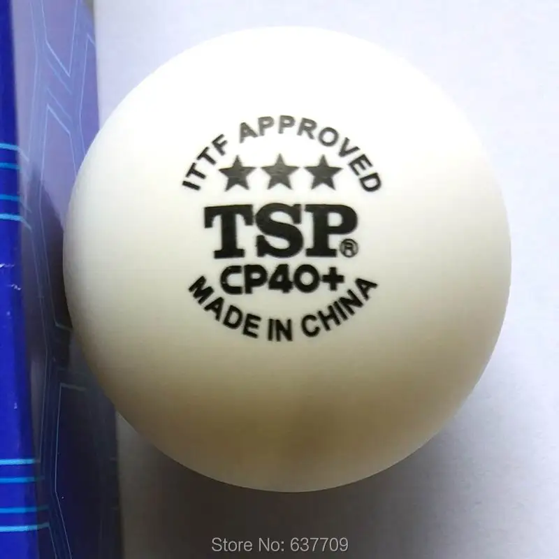 الأصلي TSP البلاستيك تنس طاولة الكرة 40 + 3 نجوم CP40 + المهنية لعبة طاولة كرة مضارب التنس المضرب