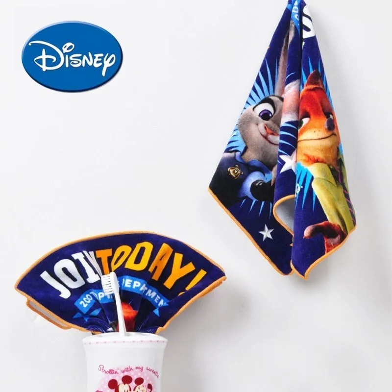 

Disney Face Towel 30*30cm Cotton Baby Children Square Towel Soft Newborn Cartoon Mickey Pooh Zootopia Princess Printed Towel