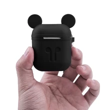 Для AirPods 2 Чехол милый мультфильм защитный чехол для Airpods беспроводные наушники чехол для Airpods i9S/i10 i12 i20 130 аксессуары