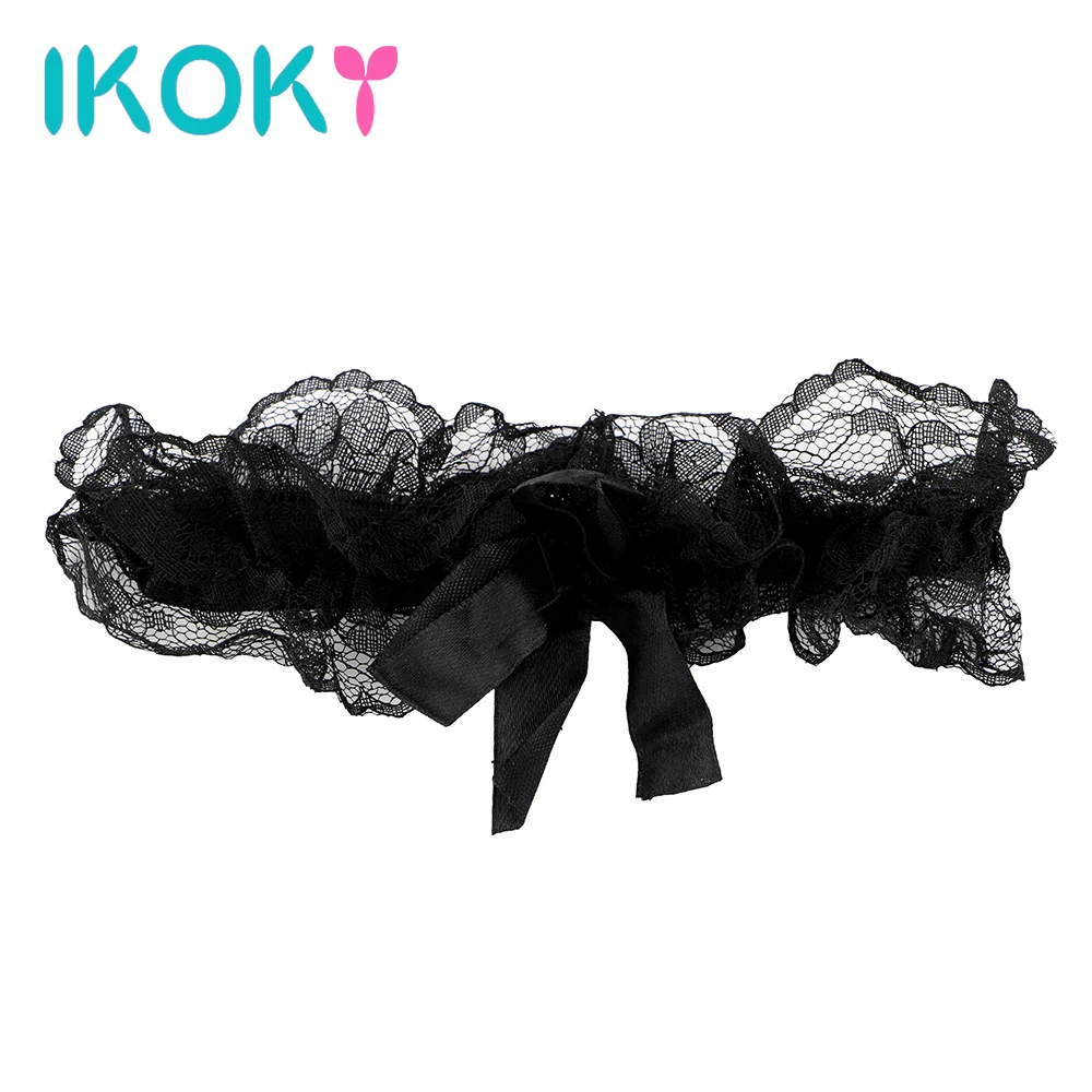 IKOKY с бантом на ноги Ring Sexy Lace подвязка цветами эротическая портупея для ног панк