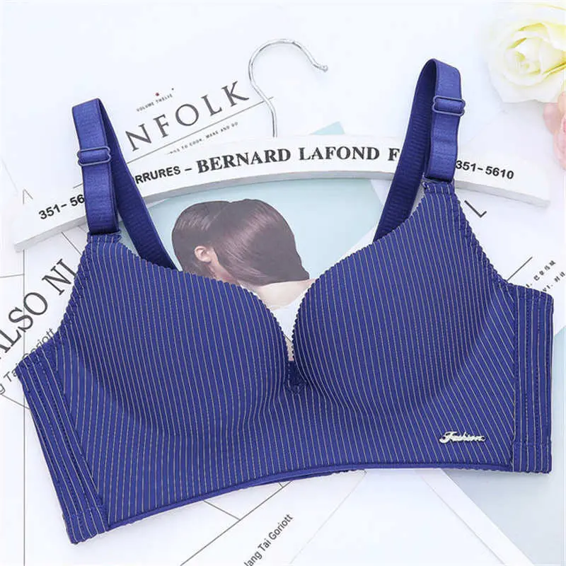 Fashion Wirefree Push Up Bra For Woman Big Size A B C Cup Sexy Women Underwear Brassiere Gather Bralette Lingerie Modis