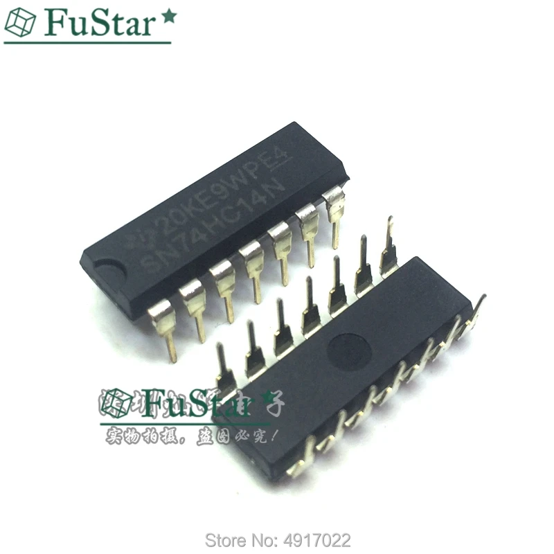 10PCS SN74HC14N DIP-14 SN74HC14 DIP 74HC14N DIP14 74HC14 new and original IC Six-phase Schmidt Flip-Flop | Инструменты