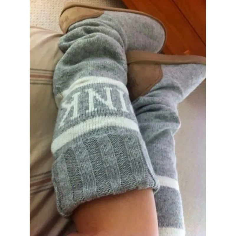 

2018 Winter New Style Cloth Boots Knitted socks canvas shoes solid color warm winter non-slip breathable