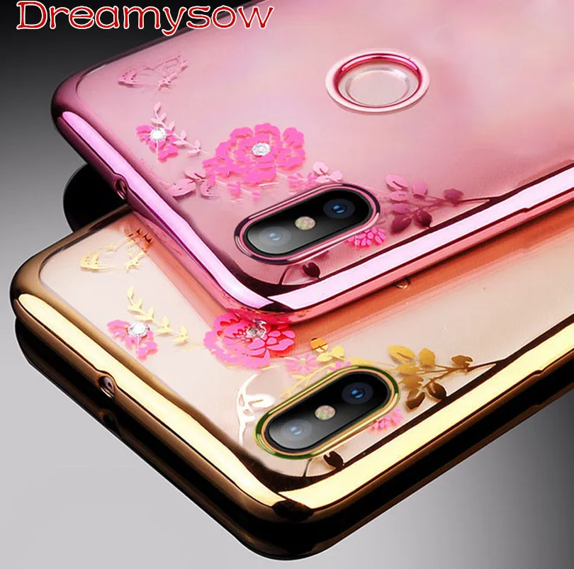 

Soft Silicone Phone Cases for Huawei Mate 20 P20 Pro Lite Y9 2019 P Smart Plus TPU Flower Case On Honor 8X 8C 7C 7A Pro 10 lite