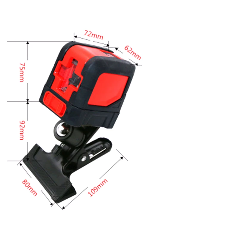 IP54 2 Beam Cross Line Leverler Measure Tool Red Laser Level Self-Leveling Laser Levels Universal Clip Mini Size IP54 2 Beam Cross Line Leverler Measure Tool Red Laser Level Self-Leveling Laser Levels Universal Clip Mini Size