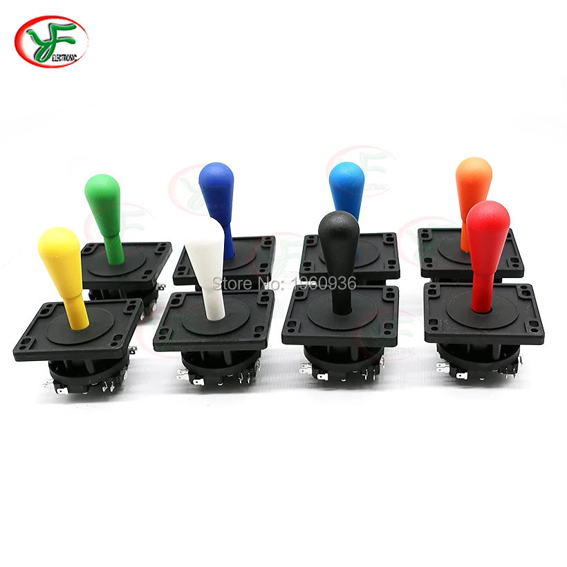 

2 шт. Новый аркадный джойстик в стиле Happ, 4-позиционный 8-позиционный джойстик с 3-контактным микропереключателем, ручка в американском стиле