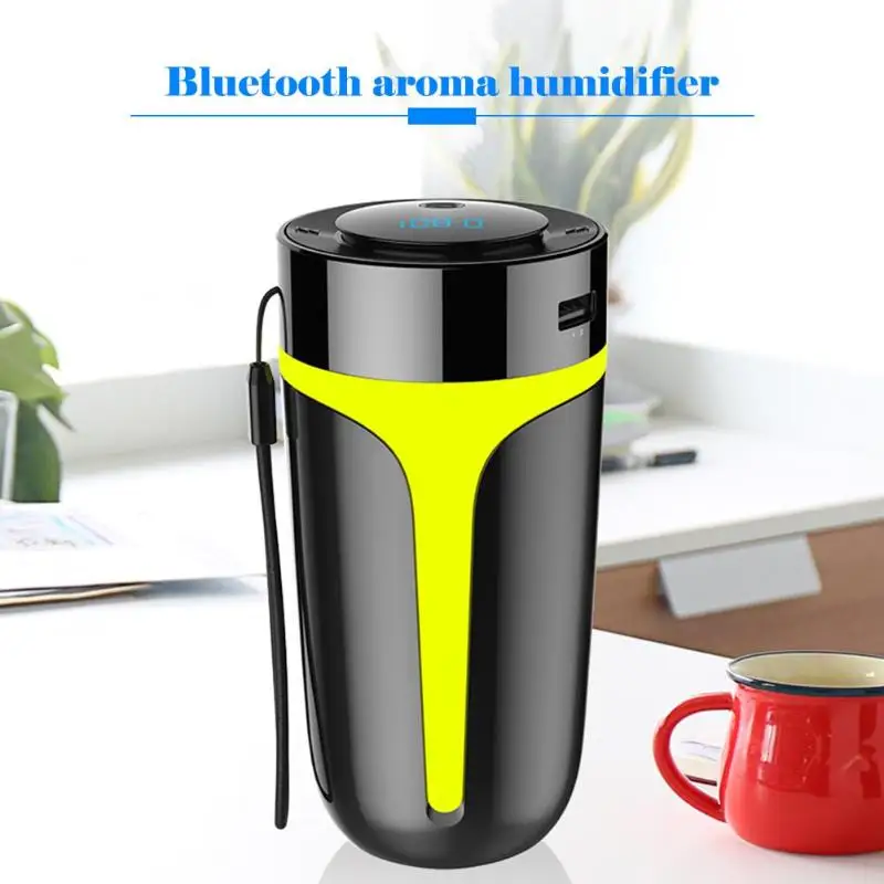 

VODOOL S10 Car Air Humidifier Aroma Diffuser Air Freshener Bluetooth Handsfree Car Kit FM Transmitter MP3 Player USB Car Charger