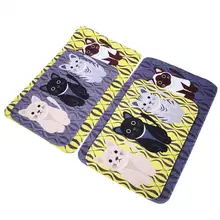 Приветственные напольные коврики животные Кошка Печатных Ванная комната кухня ковры коврик с изображением кошки для гостиной