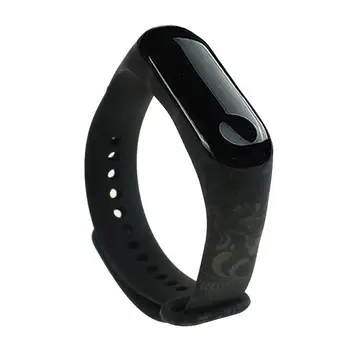 

Stylish Soft Silicone Replacement Wrist Strap for Millet Mi Band 3 with Bracelet Replacement Shoulder Strap for Xiaomi Band 3