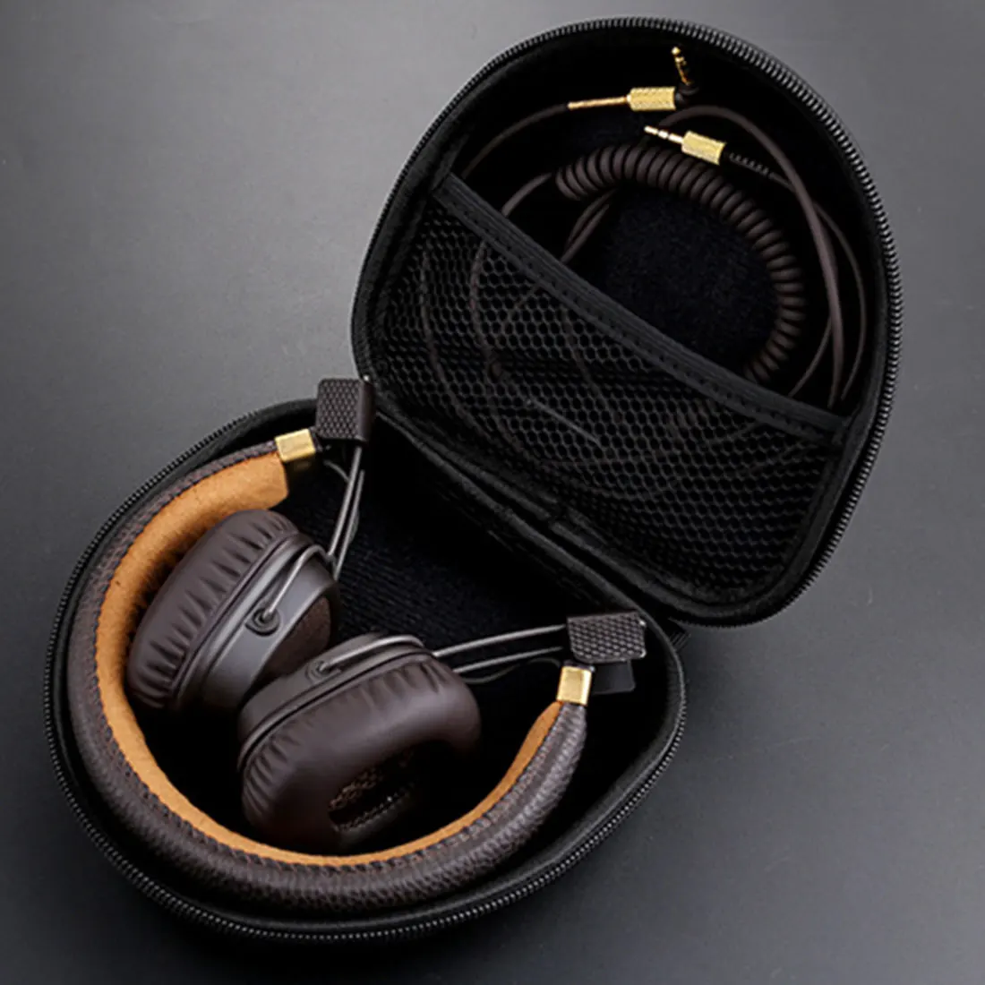 Portable Headphone Case Shockproof EVA Headset Storage Bag Earphone