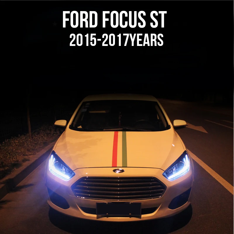ROADOT для Ford Focus ST 2015/2016/2017 светодиодные hid лампы головного света сборные фары HID