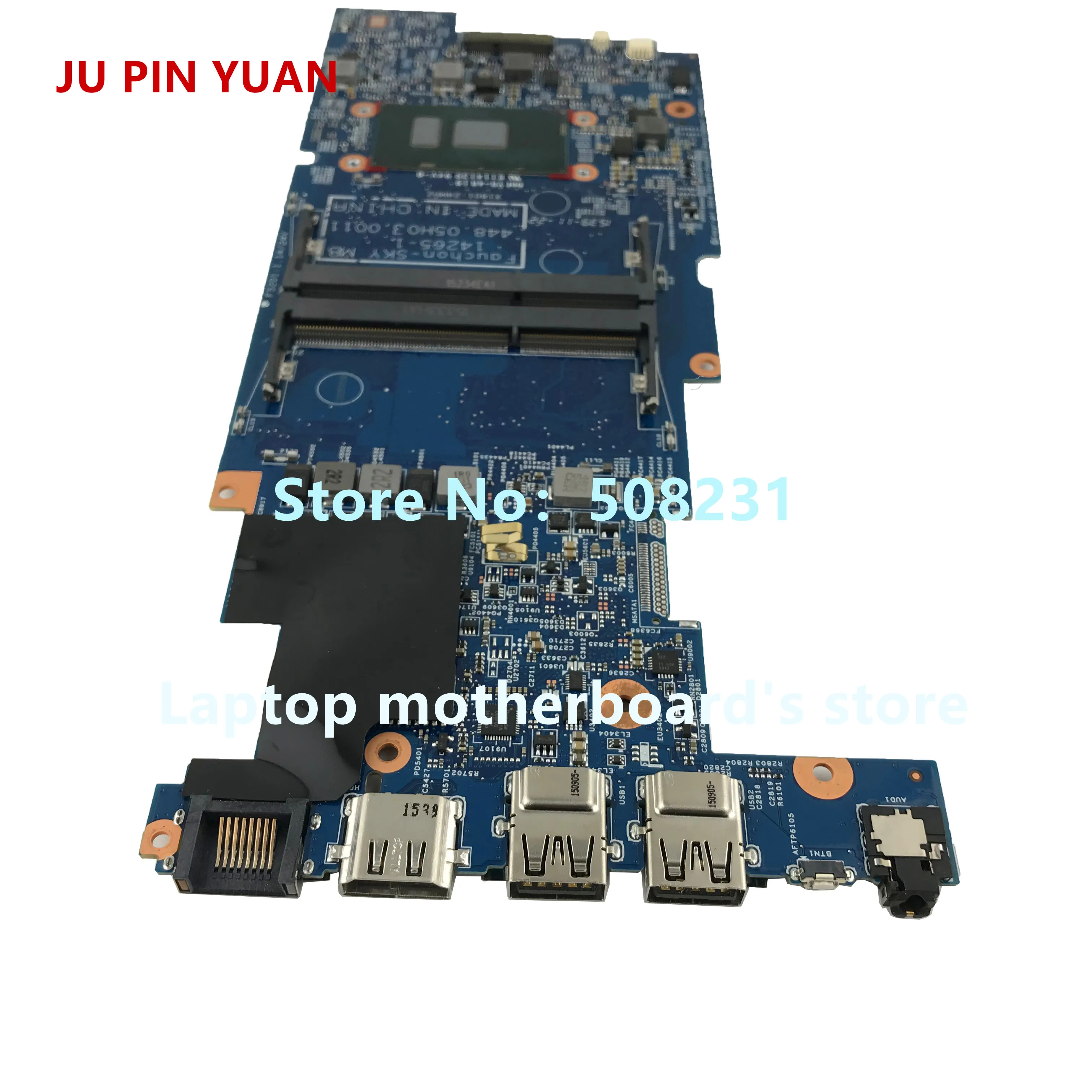 Материнская плата JU PIN YUAN 827823 501 601 для ноутбука HP PAVILION 13 S X360 s1996 nr 14265 1 448.05H03.0011 с i5