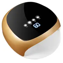 Гель-лак для ногтей лампа светодиодный свет лак Быстрый гель сушилка CuringMachine DIY Инструменты для дизайна ногтей 24 светодиодный 52 Вт ЖК-машина для сушки ногтей